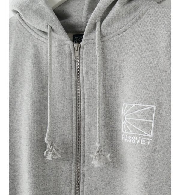 RASSVET / ラスベート】MEN LOGO ZIPPED HOODIE|EDIFICE(エディフィス