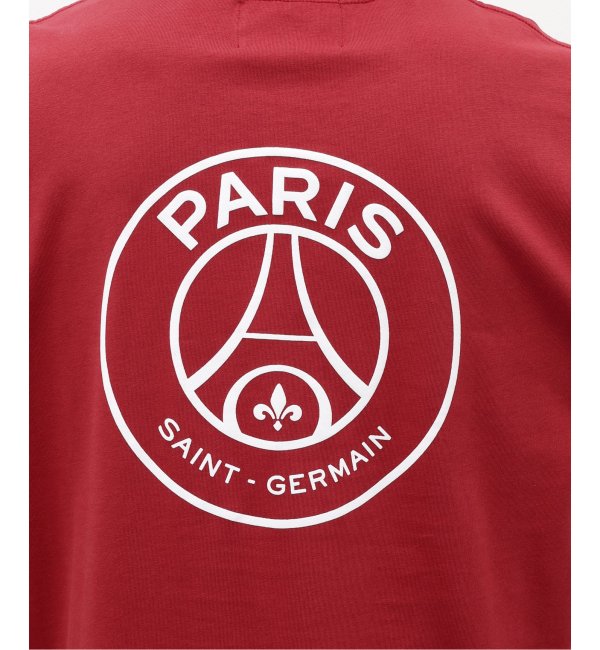 【Paris Saint-Germain】バックプリント エンブレム ロングスリーブ Tシャツ