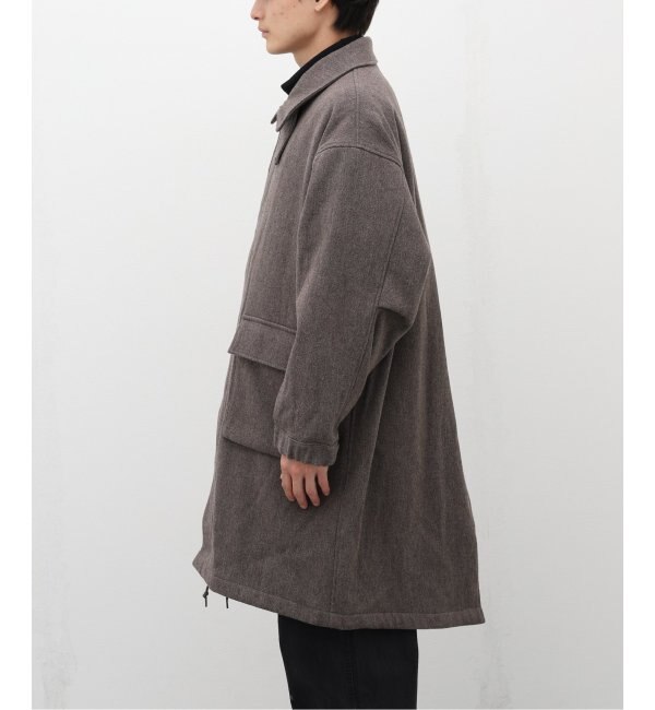 STILL BY HAND / スティルバイハンド】 Tweed fishtail coat|EDIFICE