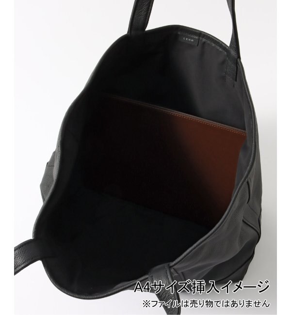 【LENO / リノ】LEATHER TOTE BAG (X-LARGE)