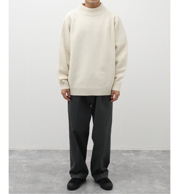 CREPUSCULE / クレプスキュール】W/G Moc Neck L/S|EDIFICE