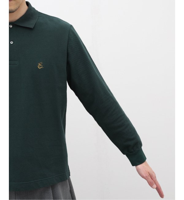 BUREAU / ビューロー】Tuck Stitch L/S ポロシャツ|EDIFICE