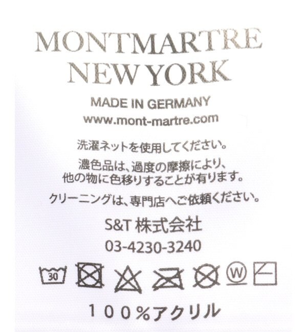 【MONTMARTRE NEW YORK / モンマルトル ニューヨーク】CYNICISM SCARF