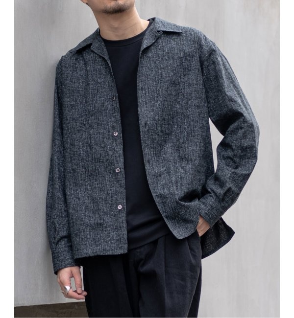 人気ファッションメンズ|【エディフィス/EDIFICE】 【LE JAPON】 Akita ワンピースオープンカラーシャツ