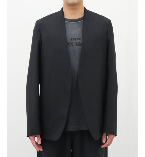 【MAISON MARGIELA / メゾン マルジェラ】No Collar Jacket