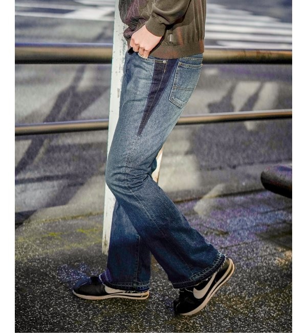 モテ系ファッションメンズ|【エディフィス/EDIFICE】 【JIEDA / ジエダ】USED FLARE DENIM PANTS