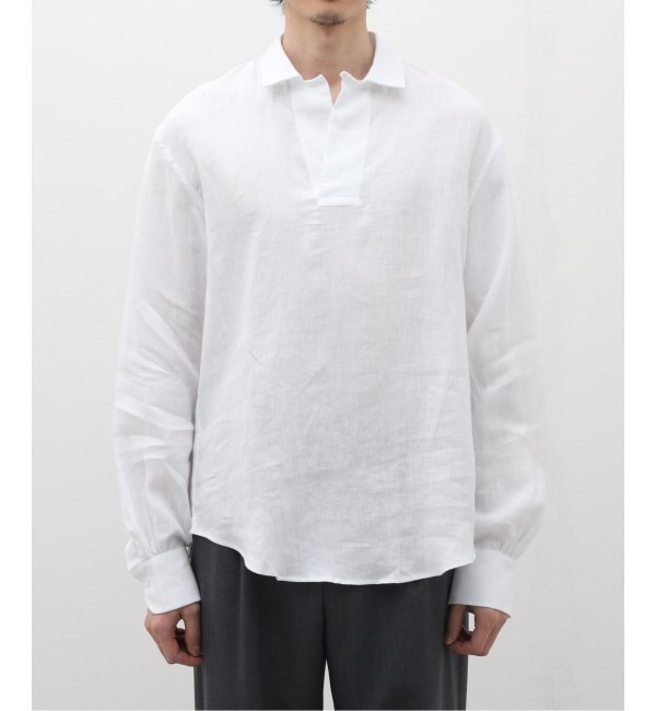 【Bourrienne Paris X / ブリエンヌ パリ ディス】Linen Pullover Shirt