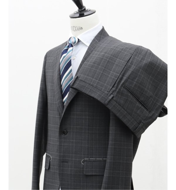 DORMEUIL】D.OLIVER 3ボタン スーツ チェック|EDIFICE