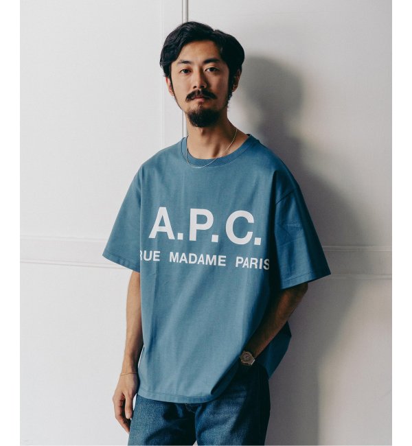 A.P.C. / アーペーセー】別注 オーバーサイズ ロゴプリント Tシャツ