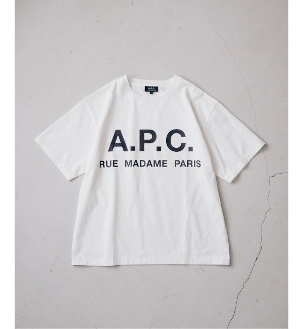 A.P.C. / アーペーセー】別注 オーバーサイズ ロゴプリント Tシャツ 
