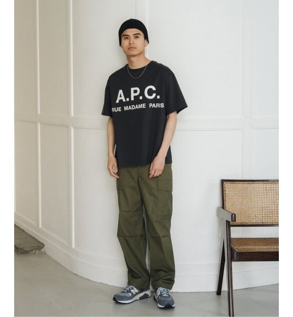 A.P.C. / アーペーセー】別注 オーバーサイズ ロゴプリント Tシャツ