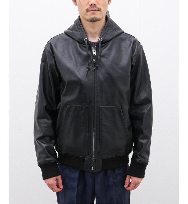 Schott / ショット】LEATHER FULLZIP PARKA|EDIFICE(エディフィス)の通販｜アイルミネ