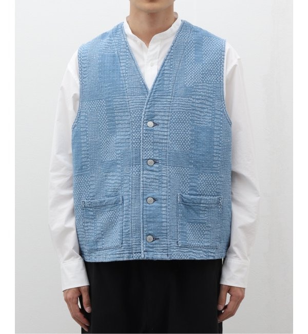 ファッションメンズなら|【エディフィス/EDIFICE】 TATAMAS(タタマス) Sashiko Vest