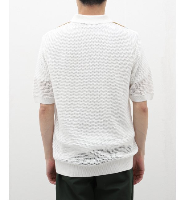 FRED PERRY (フレッド ペリー) OPEN KNIT SHIRT K7638|EDIFICE(エディフィス)の通販｜アイルミネ