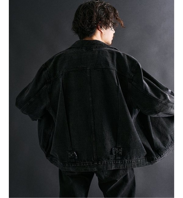 メンズファッションオススメ|【エディフィス/EDIFICE】 Levi’s(リーバイス) 30th 別注 Type 1 Trucker Jacket BLACK