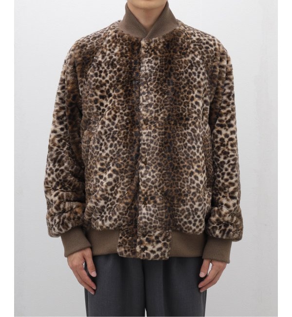 メンズファッションオススメ|【エディフィス/EDIFICE】 COUTURE D’ADAM(クチュール ド アダム) Leopard Fur Stadium JK 24AW-041