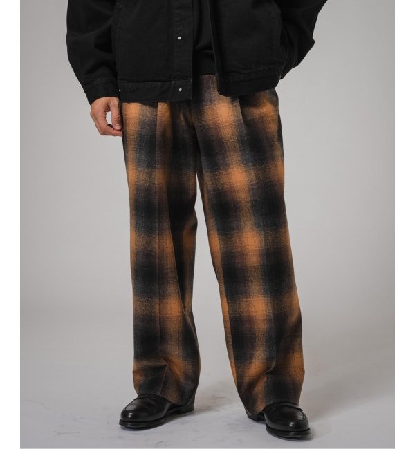 モテ系ファッションメンズ|【エディフィス/EDIFICE】 PENDLETON(ペンドルトン) 別注 2TUCK SLACKS