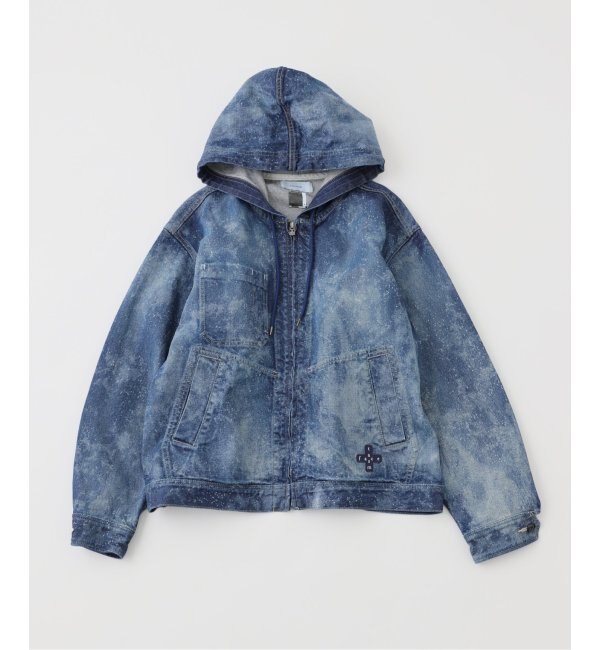 【FACETASM / ファセッタズム】GALAXY DENIM HOODED JACKET