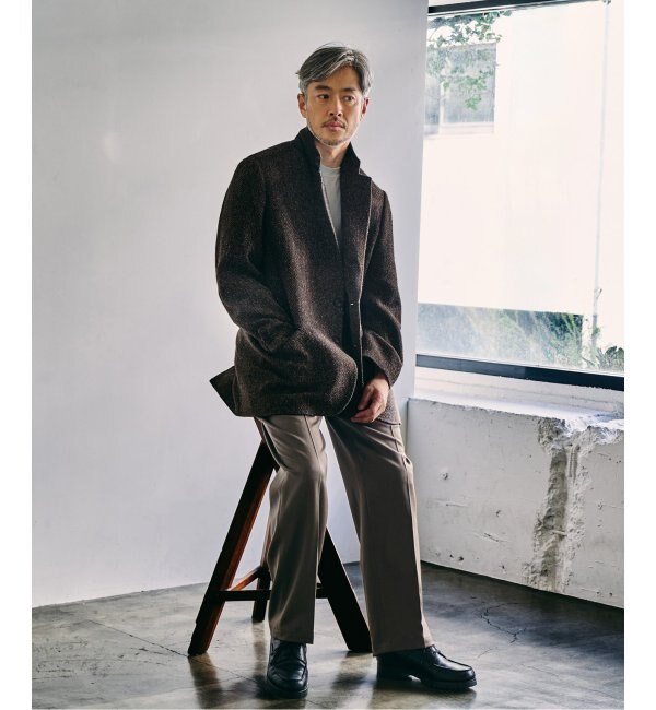 公式サイト - ハイブランドの新作が続々登場 E. WOOL/SATAIN WORK パンツ|EDIFICE(エディフィス)の通販 パンツ
