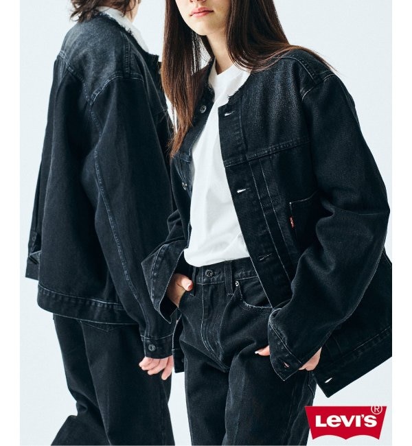 ߥͤ㤨֡ڥǥե/EDIFICE Levis(꡼Х  Type 1 Trucker Jacket BLACK "COLLARLESS"פβǤʤ17,600ߤˤʤޤ