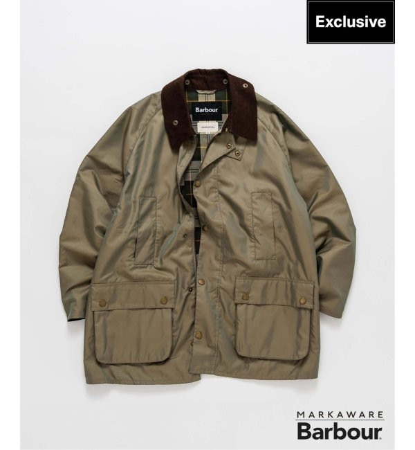 Barbour for MARKAWARE & EDIFICE 別注 タマムシ BEDALE/ビデイル "SOLARO"