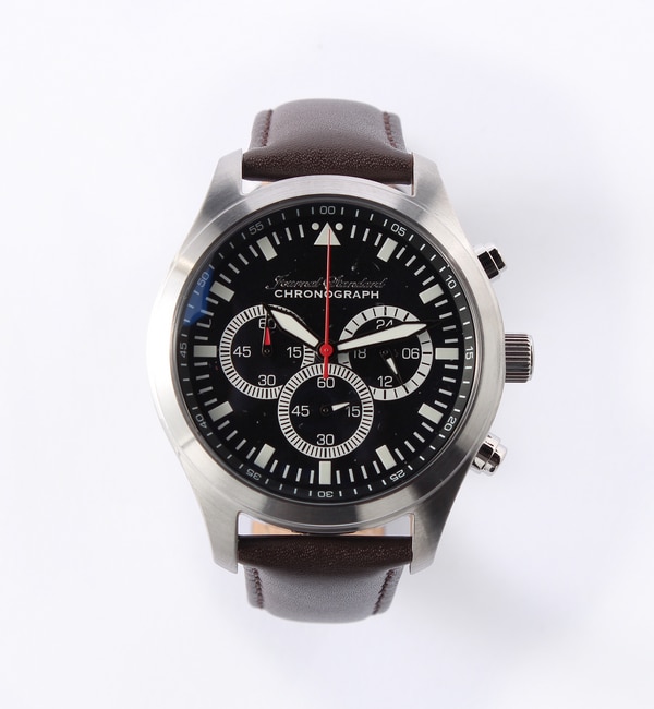 JOURNAL STANDARD: CHRONOGRAPH WITH LEATHER BELT /
