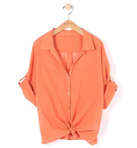 コットンシフォンドルマンシャツ