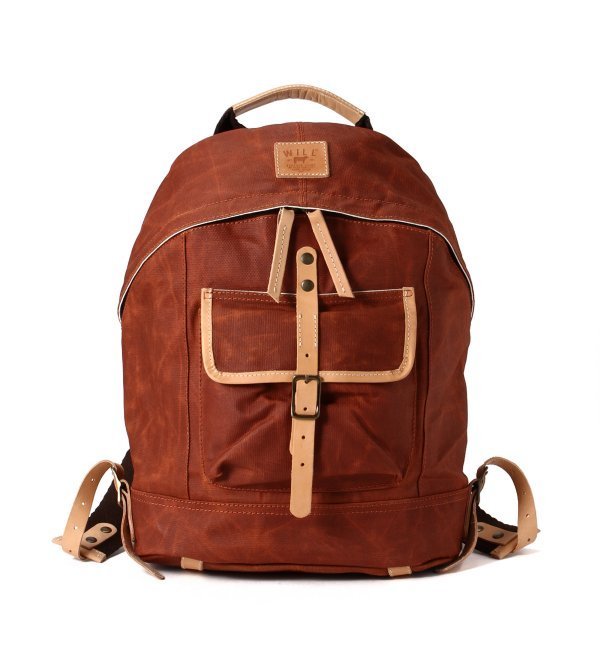 WILL LEATHER GOODS / ウィルレザーグッズ: Wax Coated Canvas Backpack