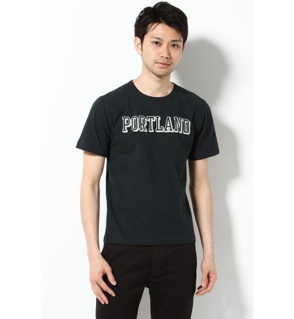 フットボールプリントTシャツ