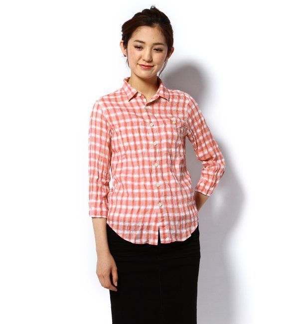 RE-LINEN DELAVE WORK SHT/リネンワークシャツ
