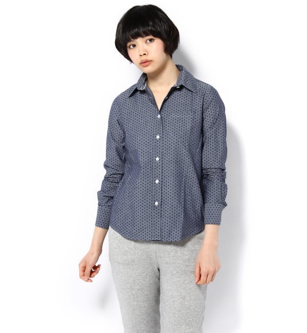 【ORIAN/オリアン】 DOT DENIM シャツ