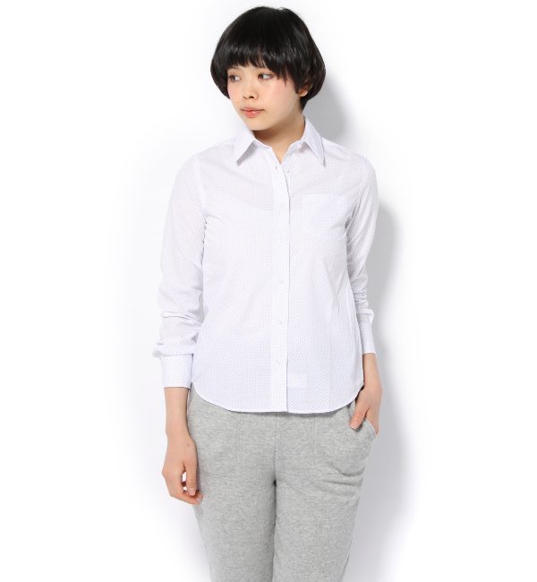 【ORIAN/オリアン】 COTTON DOT シャツ