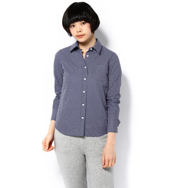 【ORIAN/オリアン】COTTON DOTシャツ