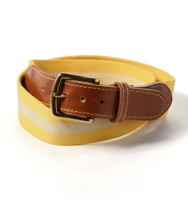 【RIGGS & BANCROFT/リッグス&バンクロフト】 COTTON TAPE BELT：ベルト