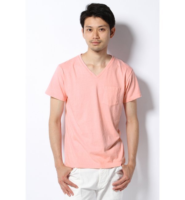 【ジャーナルスタンダード/JOURNAL STANDARD】 VELVA SHEEN / ヴェルヴァシーン: Mock Twist V/N w/Pocket / Tシャツ [3000円(税込)以上で送料無料]