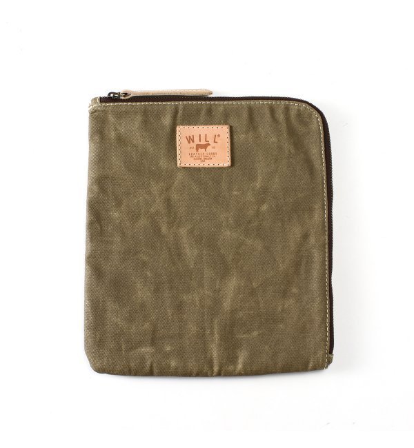 WILL LEATHER GOODS / ウィルレザーグッズ: Wax Coated Canvas Tablet Case