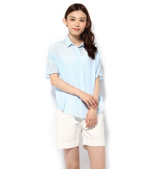 【OKIRAKU/オキラク】 box style blouse