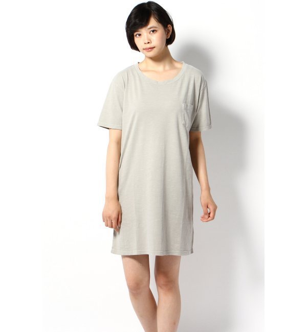 SLAB COTTON DYE Tシャツワンピース