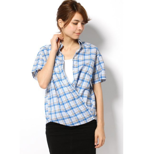 60ライトウエイト S/S-カシュクールシャツ