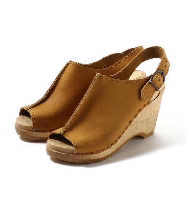 【NO.6】 Front seam sandal wedge：サンダル