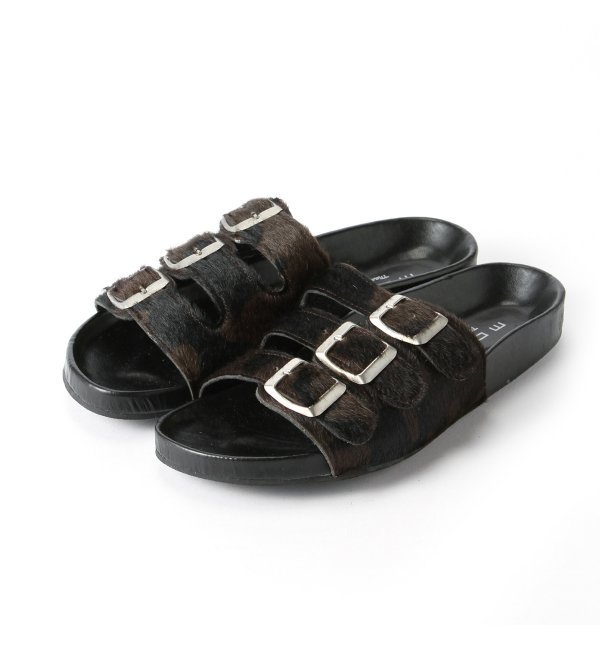 【mohi/モヒ】ポニー3ストサンダル