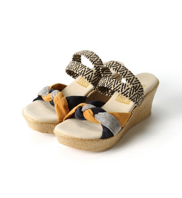 【ISLAND SLIPPER/アイランドスリッパ】3TONE ヒールサンダル