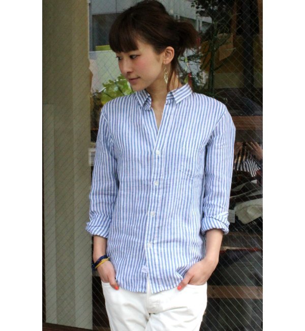 ツイカ LINEN シャンブレースキッパーシャツ