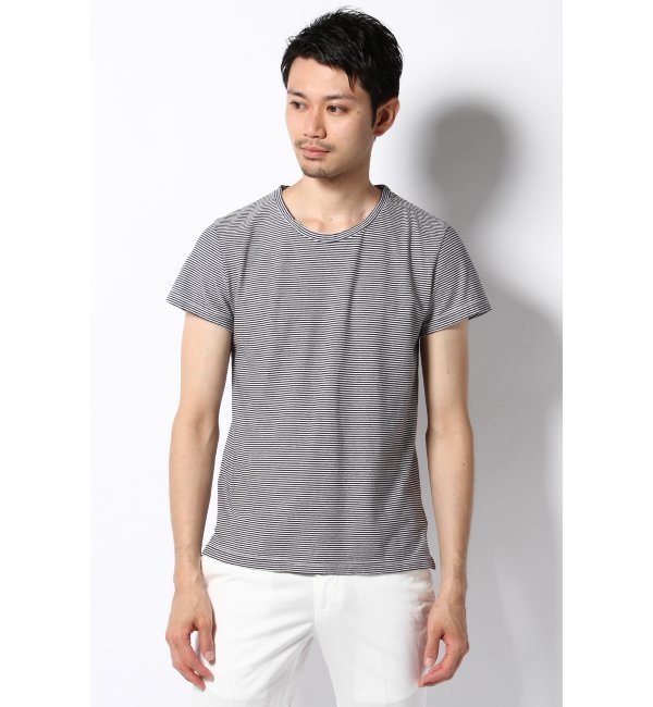 SZ ボーダークルーネックTシャツ
