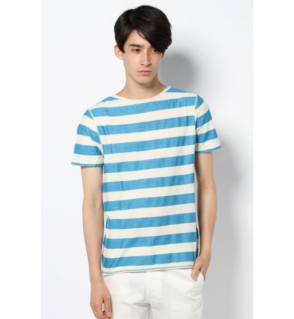 【ジャーナルスタンダード/JOURNAL STANDARD】 C/L ヘリンボーンボーダーTシャツ [3000円(税込)以上で送料無料]