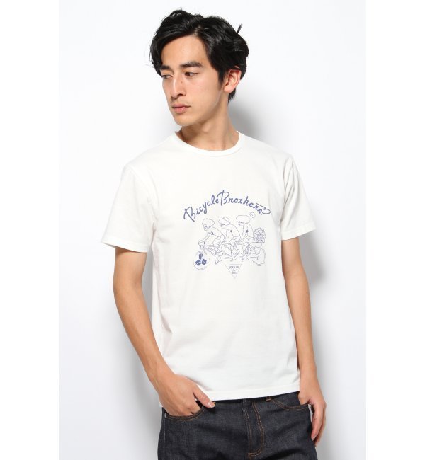 RUTSUBO×JS Art Wrok By YU SUDA / 坩堝: BICYCLE BROS SS TEE