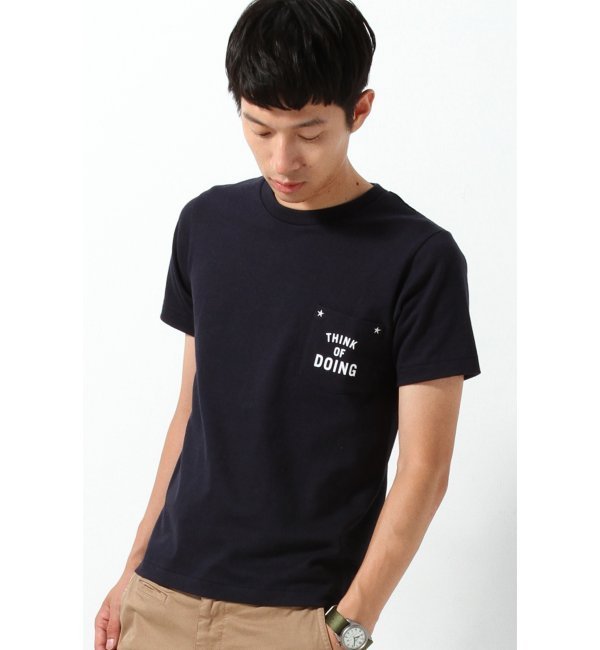 OLD LETTER THINK OF DOING Tシャツ