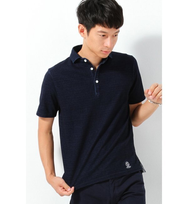 NATIC×JOURNAL STANDARD / ナティック: インディゴ天竺ポロシャツ