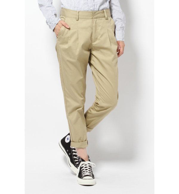 30ツイルタックテーパードパンツ
