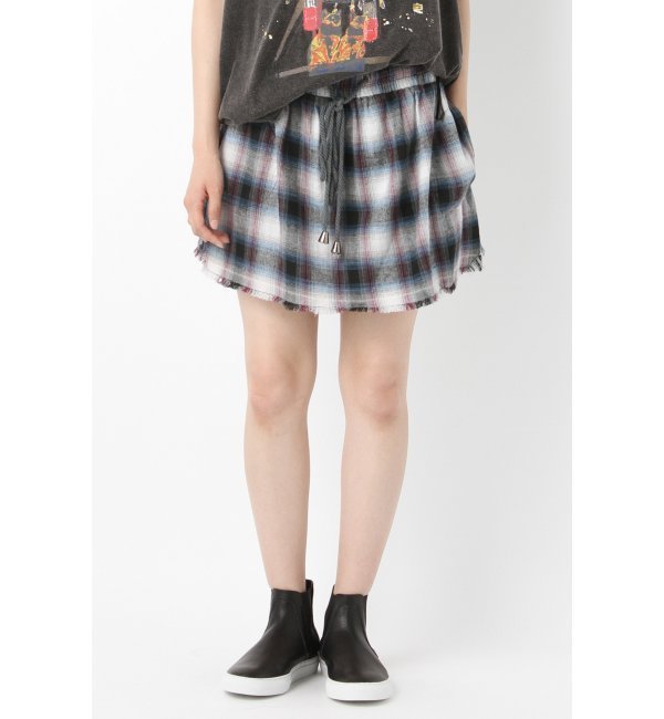 【SOMEDAYS LOVIN/サムデイズ ラヴィン】STREAMLINE PLAID SKIRT